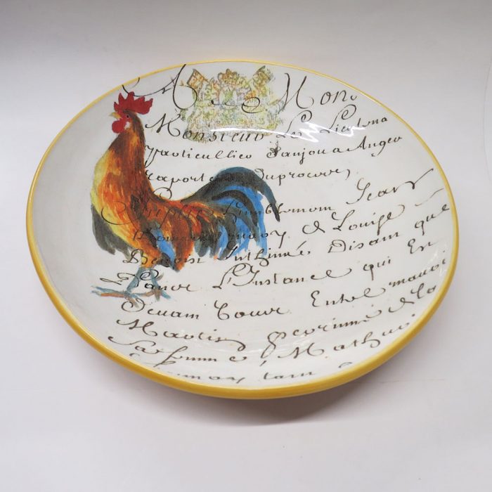 Williams Sonoma Rooster 14" Pasta Serving Bowl