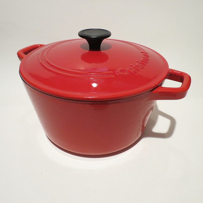 Cuisinart Chef's Classic Enameled Cast Iron 3 Quart Covered Casserole | Catherine's Loft