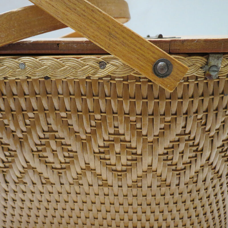 Vintage RedMan Wicker Picnic Basket Catherine's Loft