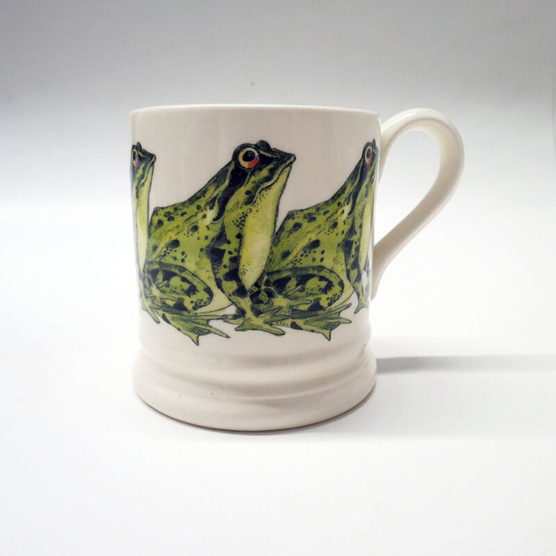 Pair of RARE Emma Bridgewater Frog Half Pint Mugs Catherine's Loft
