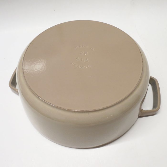 Staub Enameled Cast Iron Round Shallow Cocotte 6 Qt Dutch Oven NIB | Catherine's Loft