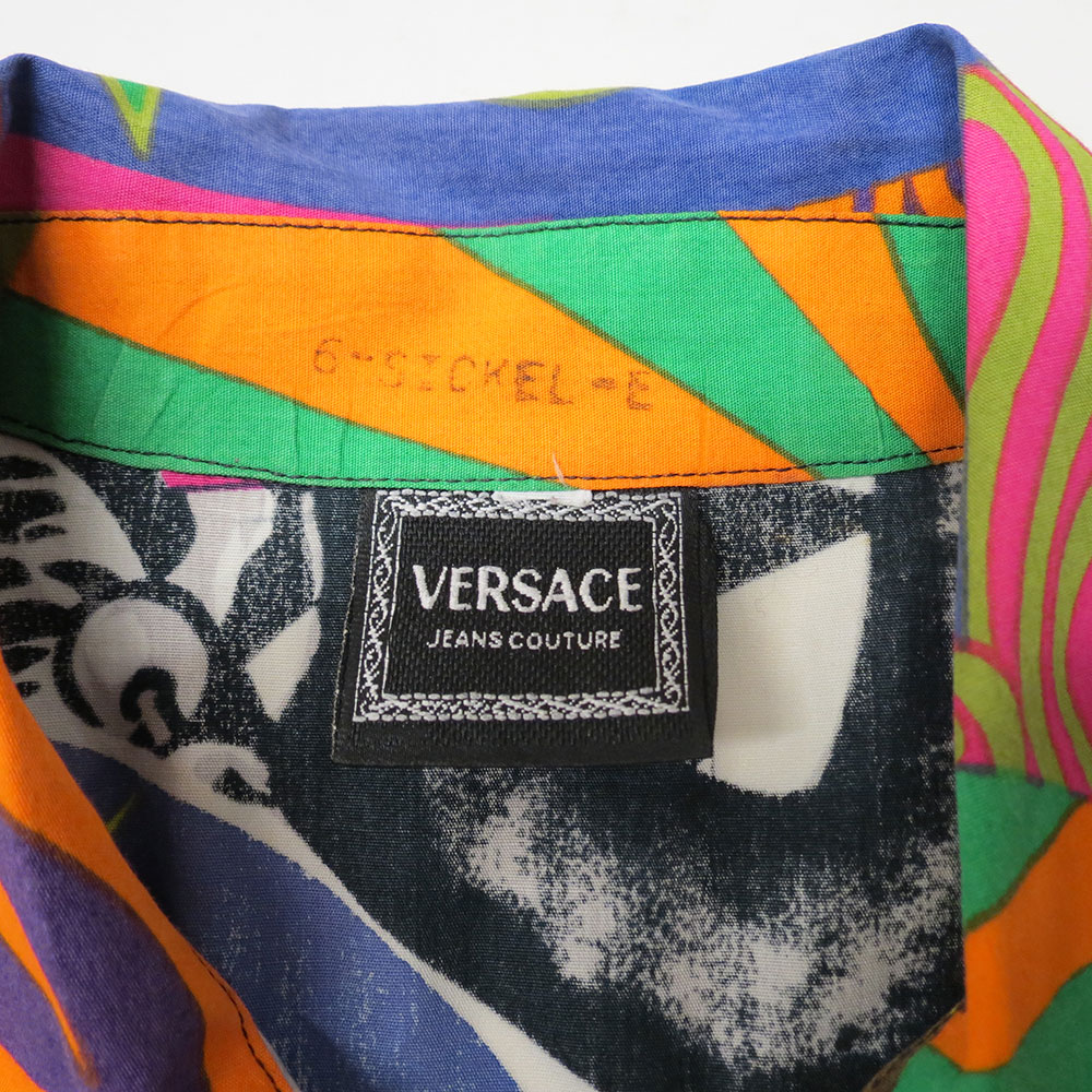 voksenalderen Seminar ophavsret Authentic Vintage Versace Jeans Couture New York Pop Art Men's Shirt -  Catherine's Loft