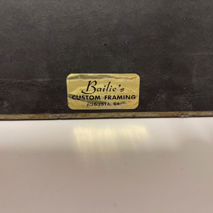 Antique Framed Needlepoint Bulldog | Catherine's Loft