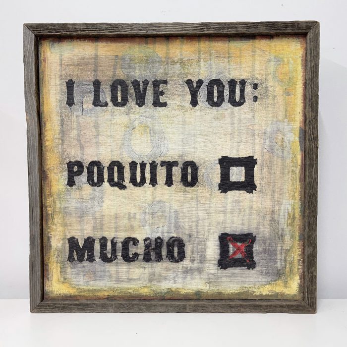 Love You Mucho Art Wood Print | Catherine's Loft