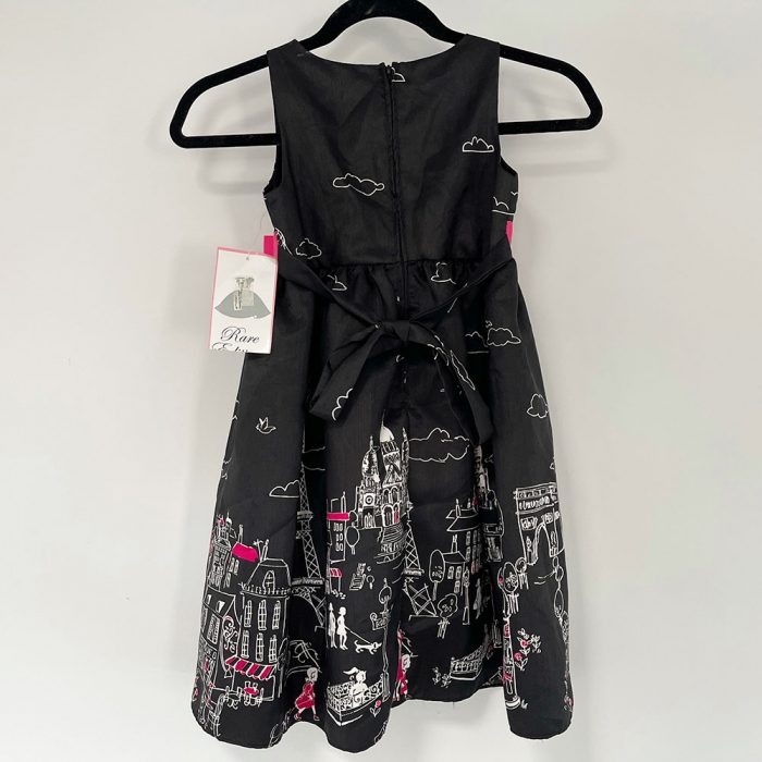 Girls Rare Editions Paris Motif Dress Size 6 NEW w/Tags | Catherine's Loft