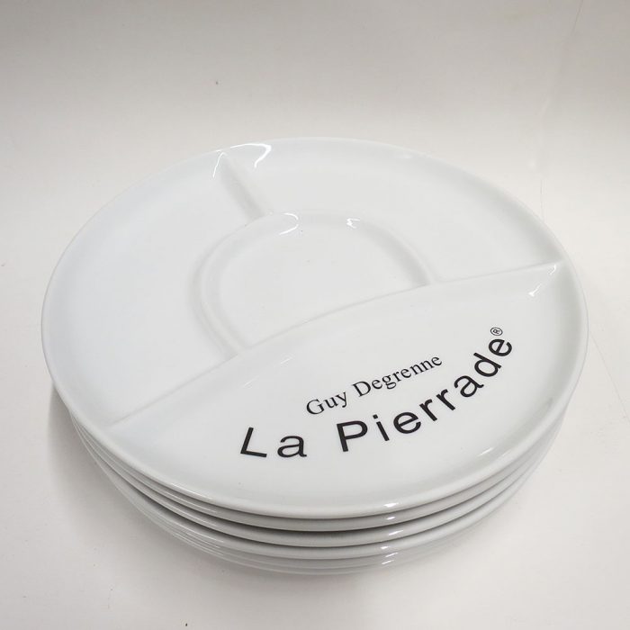 Guy Degrenne La Pierrade French Four-Compartment Dinner/Serving Plates | Catherine's Loft