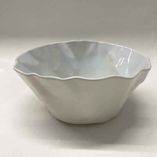 Modern White Display/Serving Bowl | Catherine's Loft