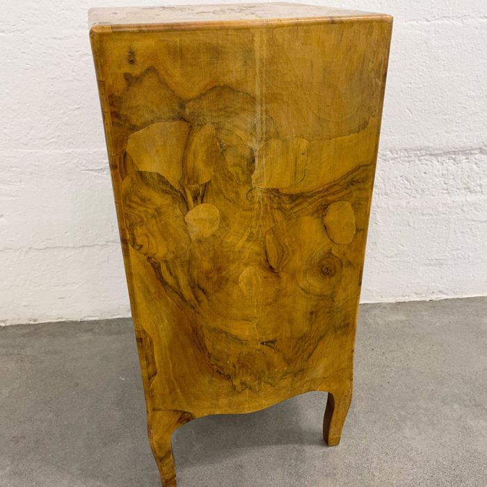 Antique Olive Wood Side Table w/Drawers | Catherine's Loft