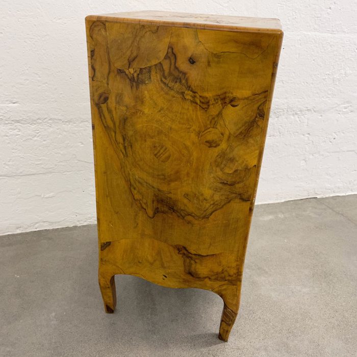 Antique Olive Wood Side Table w/Drawers | Catherine's Loft