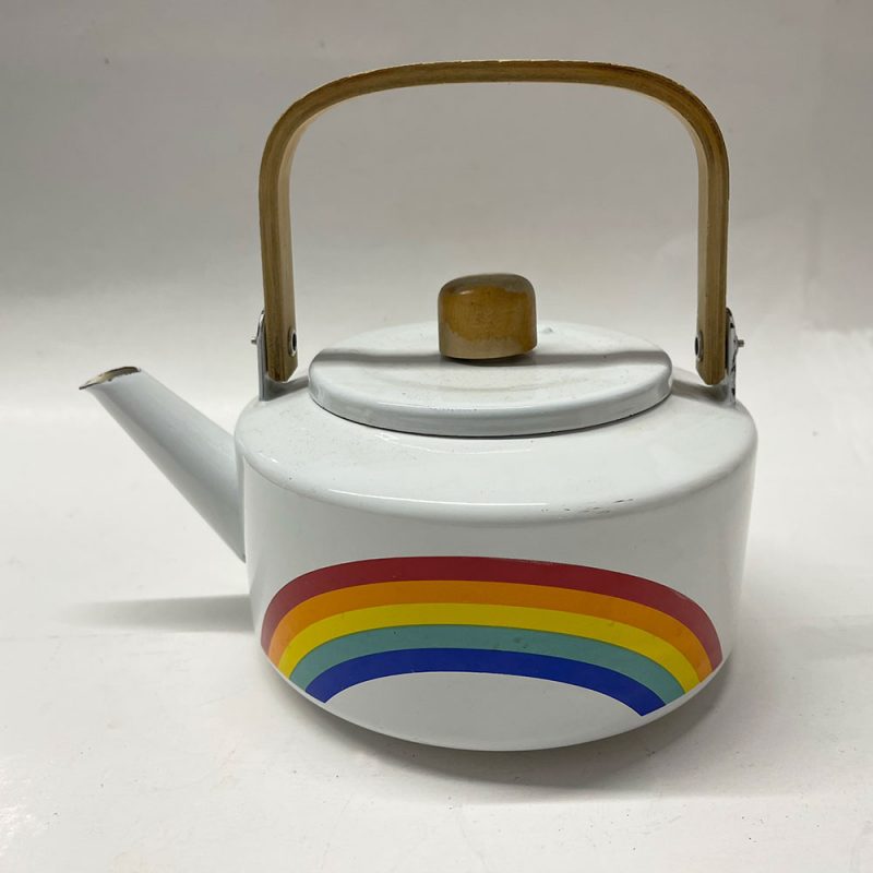 Vintage Rainbow Tea Kettle 1970's Catherine's Loft