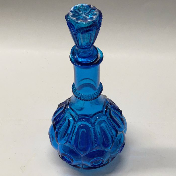 Vintage Blue Glass Decanters | Catherine's Loft