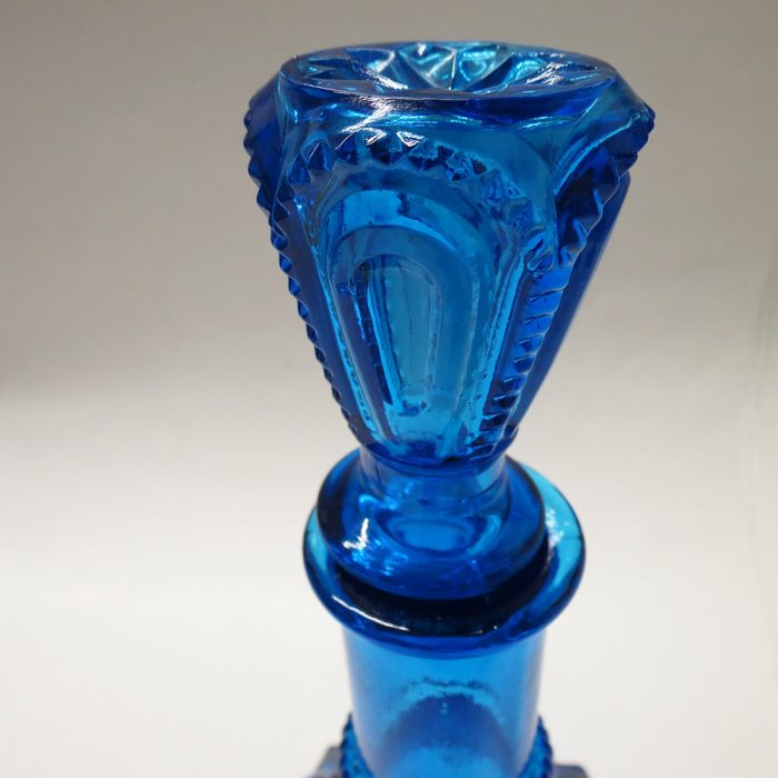 Vintage Blue Glass Decanters | Catherine's Loft