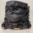Burberry Gosford Bridle Black Lambskin Leather Hobo Bag | Catherine's Loft