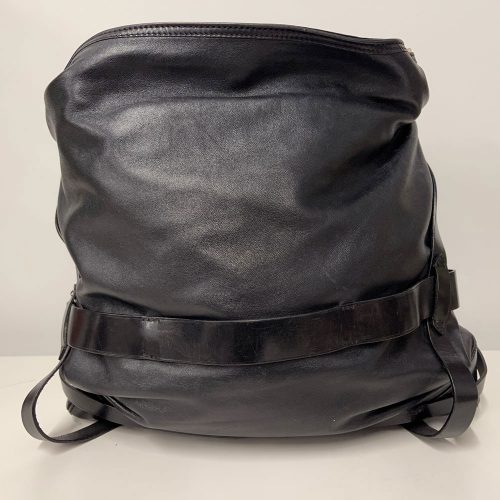 Burberry Gosford Bridle Black Lambskin Leather Hobo Bag | Catherine's Loft