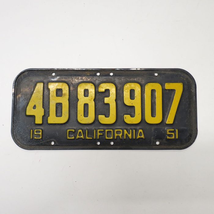 Incredible Collection of Rare Antique California Automobile License Plates | Catherine's Loft