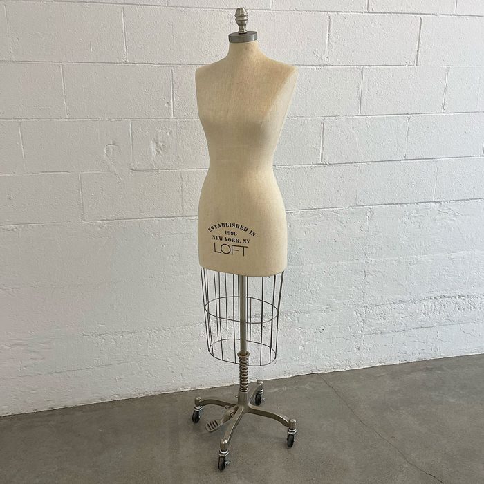 Vintage Full-Height Rolling Female Mannequin From LOFT/NY | Catherine's Loft
