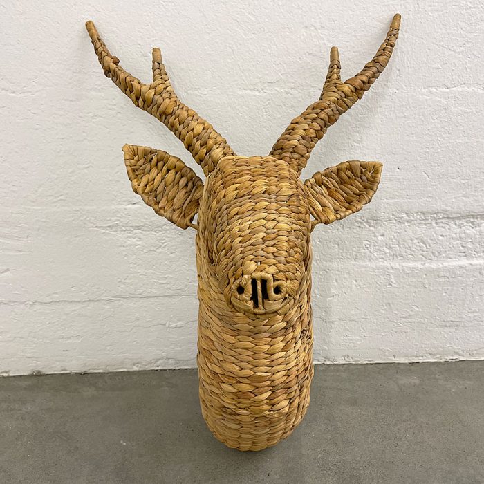 Mario Lopez Torres Hand Woven Deer Head | Catherine's Loft