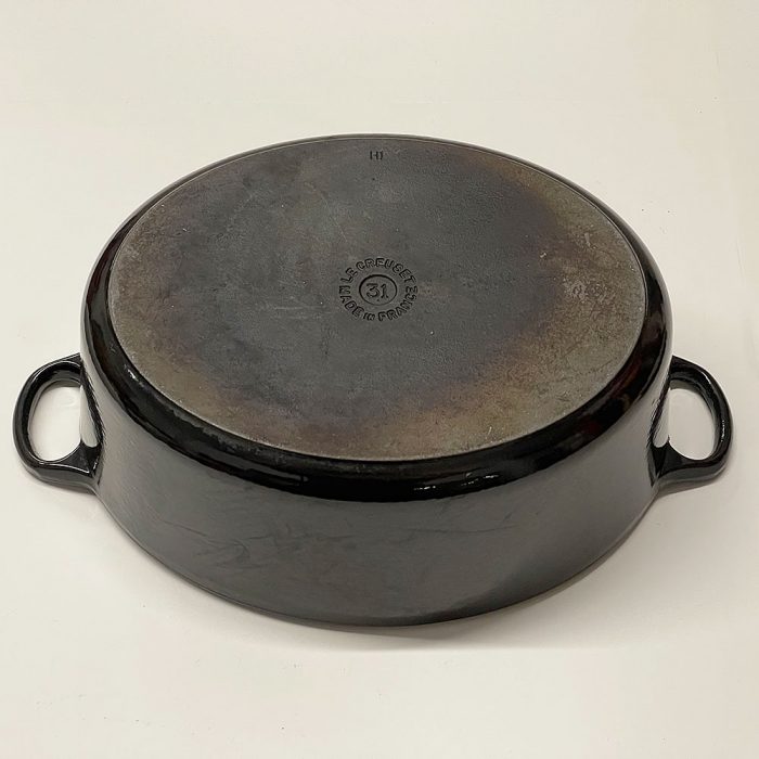 Vintage Le Creuset Black #31 Oval Casserole | Catherine's Loft