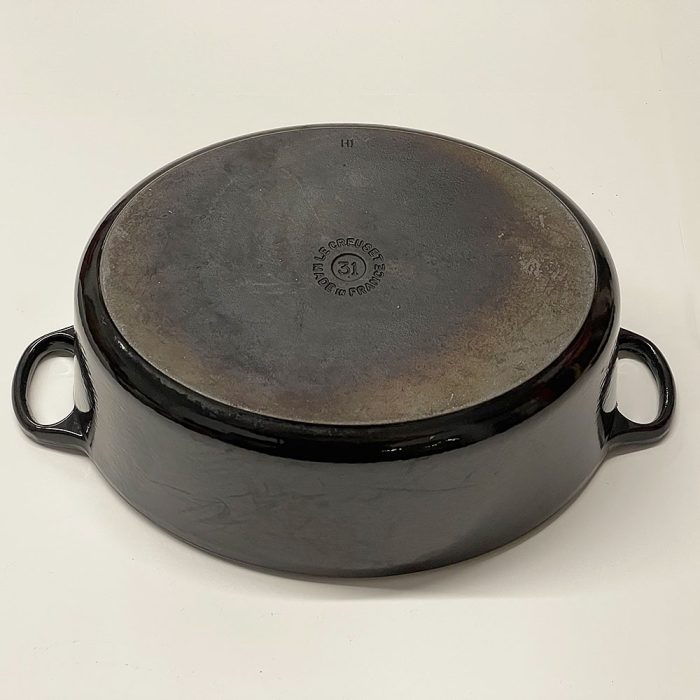 Vintage Le Creuset Black #31 Oval Casserole | Catherine's Loft