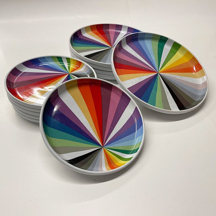 Novogratz Color Wheel Dinner/Salad Plates Set | Catherine's Loft