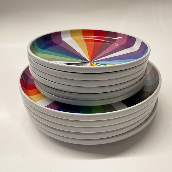 Novogratz Color Wheel Dinner/Salad Plates Set | Catherine's Loft