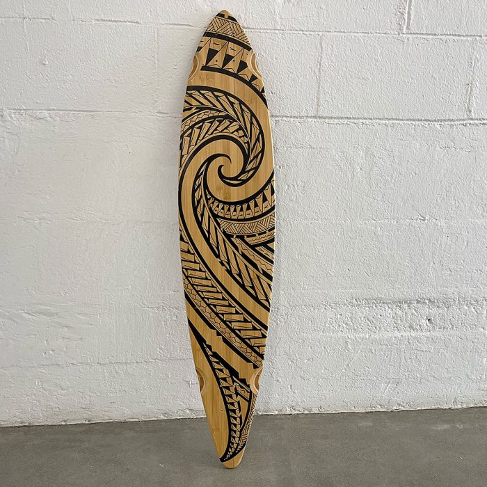 Solid Roots Longboard Pintail Skateboard Deck | Catherine's Loft