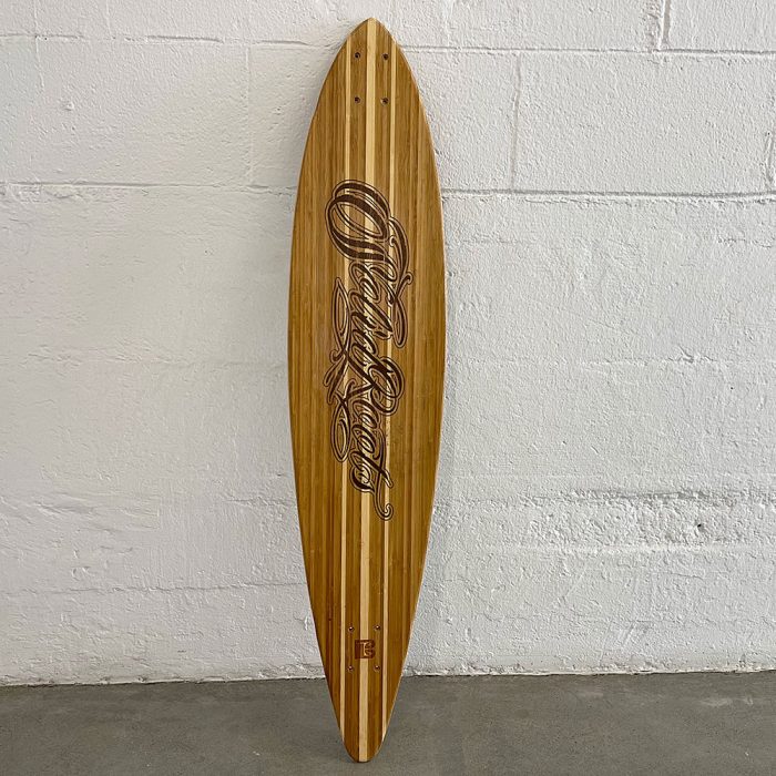 Solid Roots Longboard Pintail Skateboard Deck | Catherine's Loft