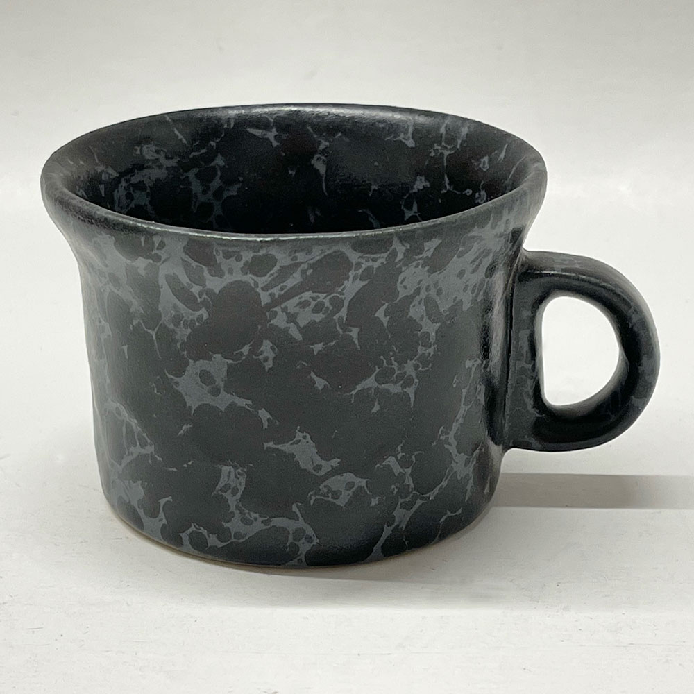 Vintage Bennington Black Agate Slate Coffee/Tea Cup | Catherine's Loft