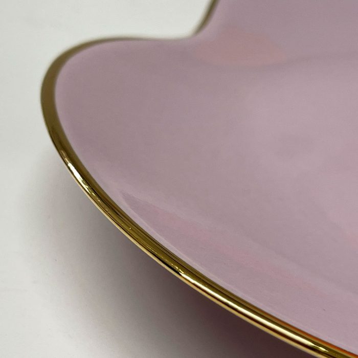 RARE Vintage Apilco French Pink Heart Plates Set of 10 Mint Condition | Catherine's Loft