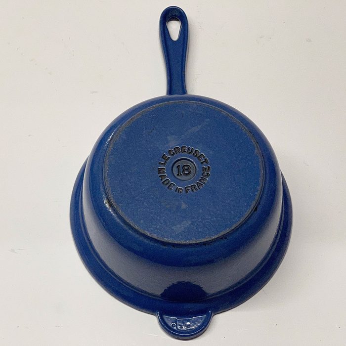 Vintage Le Creuset Royal Blue Enameled Cast Iron #18 - 2 Qt Saucepan | Catherine's Loft