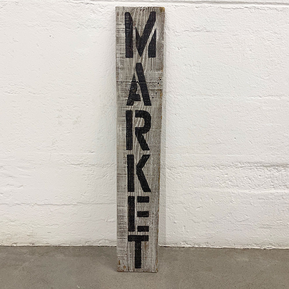 Wooden Market Sign | Catherine's Loft