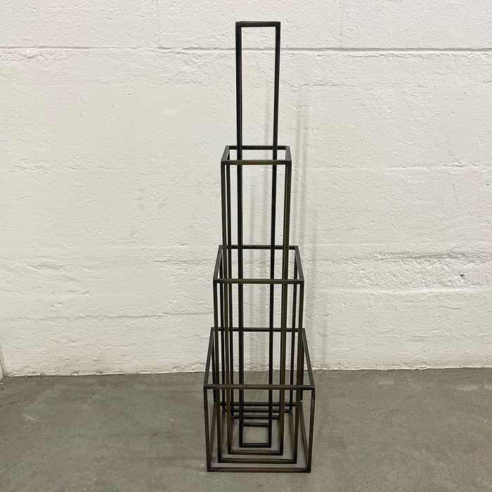 Modular Framed Metal Art Skyscraper Sculpture | Catherine's Loft