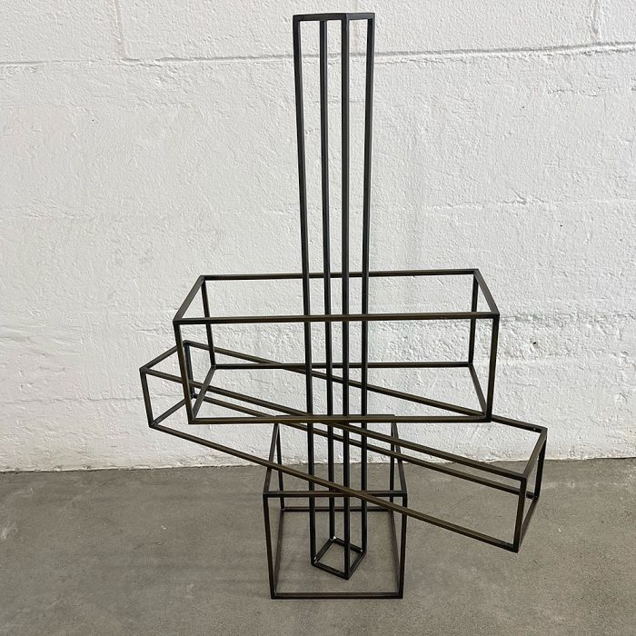 Modular Framed Metal Art Skyscraper Sculpture | Catherine's Loft