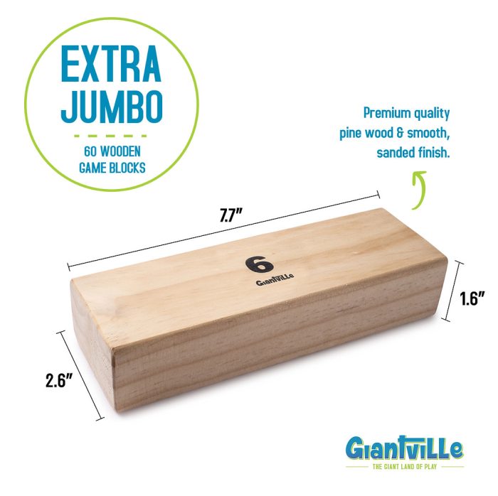 Giantville Tumbling Timber Toy Giant Jenga Tower Style Game | Catherine's Loft