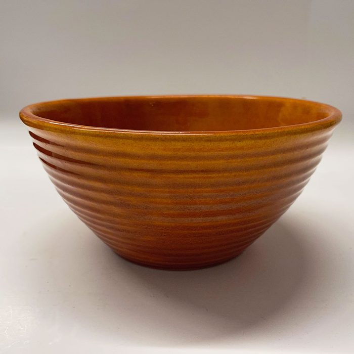 Vintage Bauer #9 Orange Ringware Mixing Bowl | Catherine's Loft