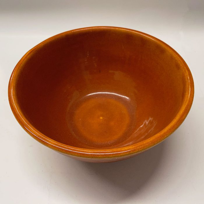 Vintage Bauer #9 Orange Ringware Mixing Bowl | Catherine's Loft